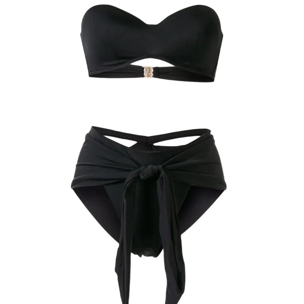 💖HP💖 NWT MOEVA BLACK DYLAN BIKINI SIZE S - Picture 6 of 11